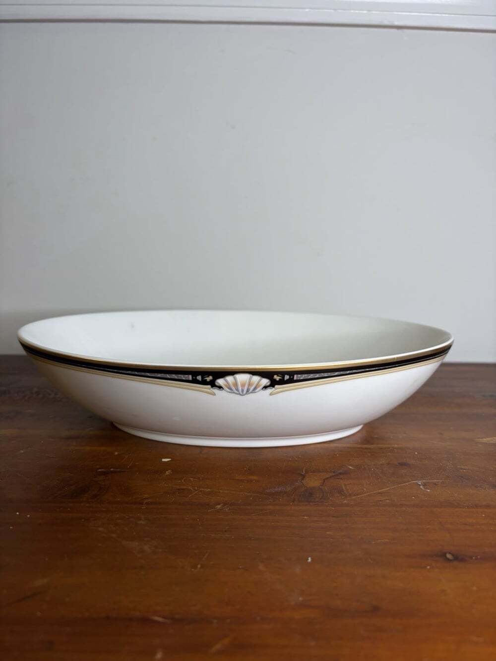 10" Oval Vegetable Bowl Newport Scroll